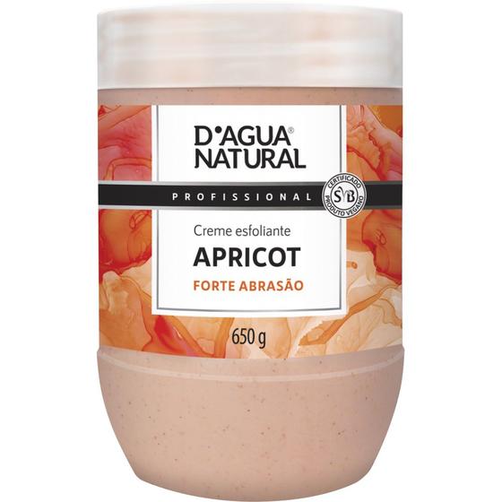 Imagem de Creme esfoliante forte abrasão apricot 650g d'água natural