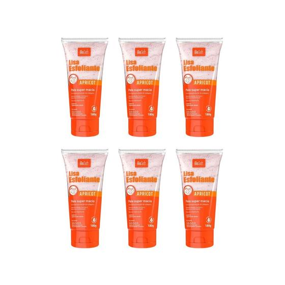 Imagem de Creme Esfoliante Soft hair 180g Apricort - Kit C/ 6un