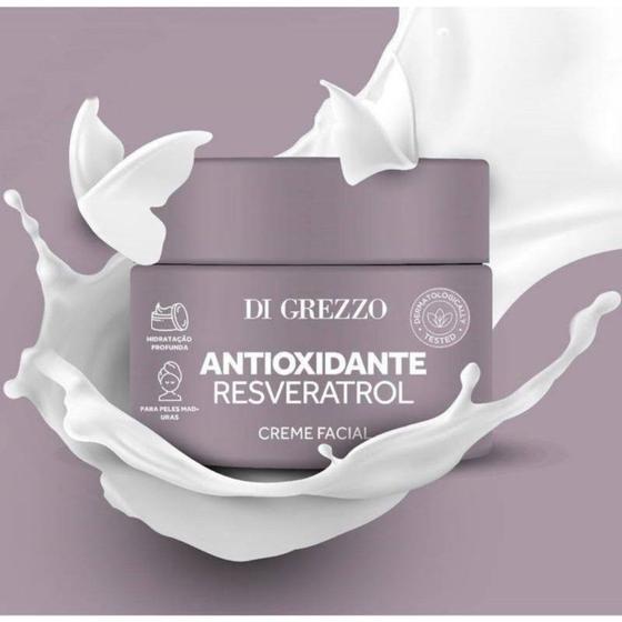 Creme facial Antioxidante Resveratrol Grezzo Di Grezzo Hidratante