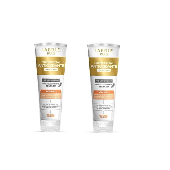 Imagem de Creme Facial Antioxidante Vitamina C 50G La Belle Kit