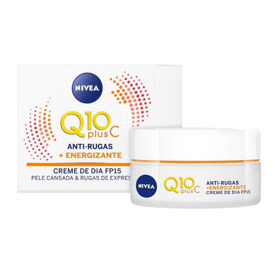 Imagem de Creme Facial Diurno Nivea Q10 Plus C Anti-rugas + Energizante Fps15 50ml - 1 Unidade