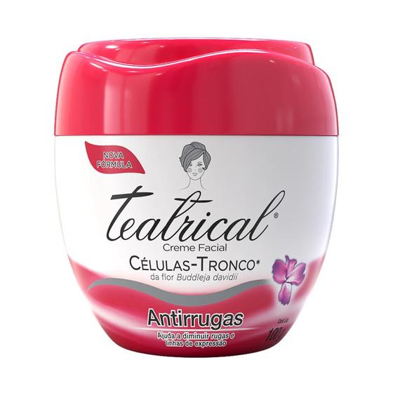 Creme Facial Hidratante Antirrugas Teatrical 100g - Reduz Rugas e Linhas de Expressão Menor preço em Creme Facial Hidratante Antirrugas Teatrical 100g - Reduz Rugas e Linhas de Expressão