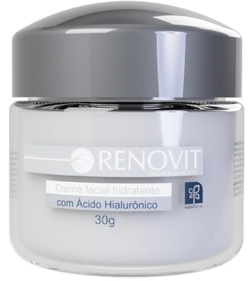 Imagem de Creme Facial Hidratante C/ Ácido Hialurônico Renovit 30g 