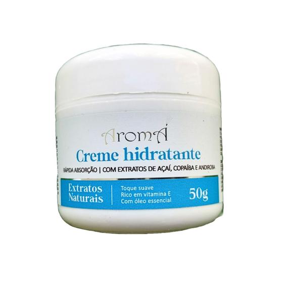 Imagem de Creme Facial Hidratante de Rápida Absorção Aromá 50 g