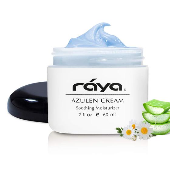 Imagem de Creme facial hidratante Raya Azulen 301 para pele mista