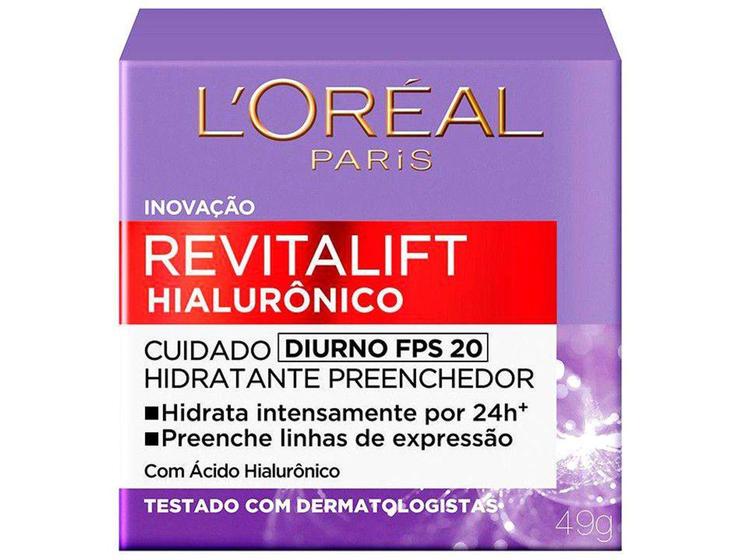 Imagem de Creme Facial Loreal Paris Revitalift Hialurônico Dia - 49g