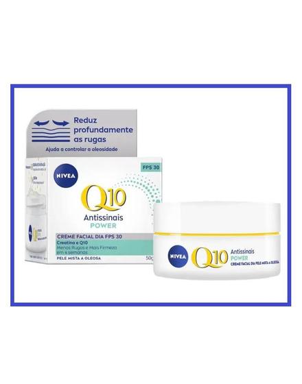 Imagem de Creme Facial Nivea Antissinais Q10 Fps30 50G -  Nivea