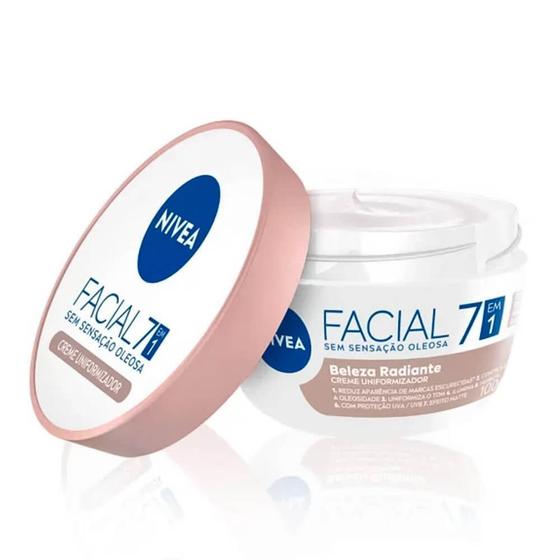 Imagem de Creme facial nivea beleza radiante com 100g