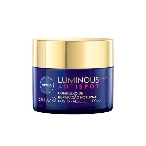 Imagem de Creme Facial Nivea Luminuos Complexo De Reparação Noturna Luminous 630 50ml