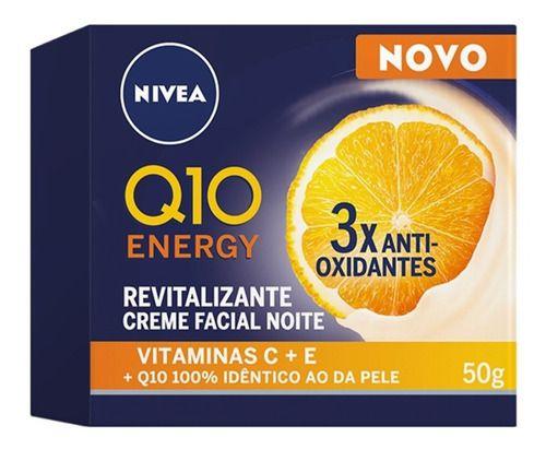 Imagem de Creme Facial Nivea Q10 Energy Vitamina C Noturno 50g
