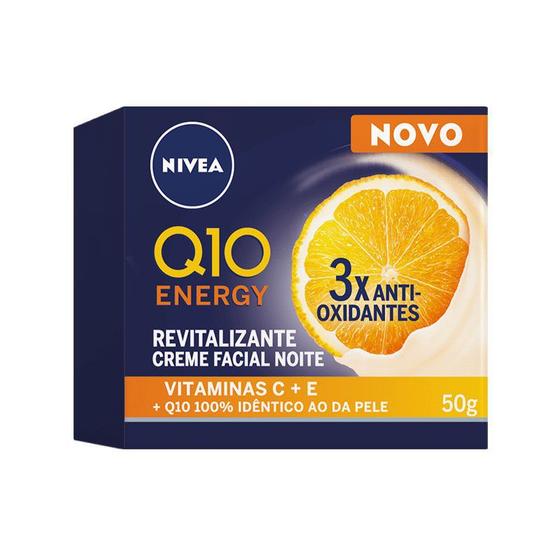 Imagem de Creme Facial Noite Nivea Energy Q10 - Vitamina C 50g