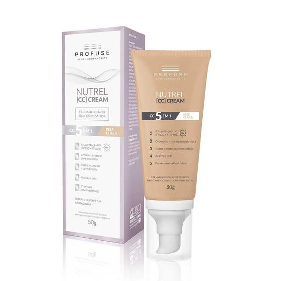 Imagem de Creme Facial Profuse Nutrel CC Cream 5 em 1 com 50g