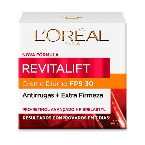 Imagem de Creme Facial Revitalift Diurno FPS30 Antirrugas Loréal Paris 49g