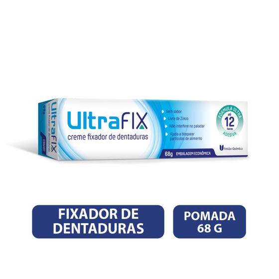 Imagem de Creme Fixador de Dentadura Ultrafix sem Sabor 68g