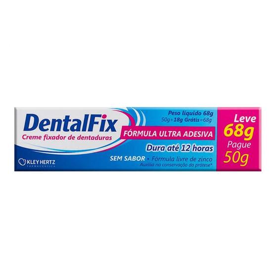 Imagem de Creme Fixador para Dentaduras sem Sabor DentalFix 68g