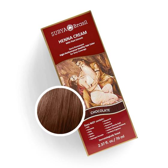 Imagem de Creme Henna Surya Brasil Chocolate - 70ml