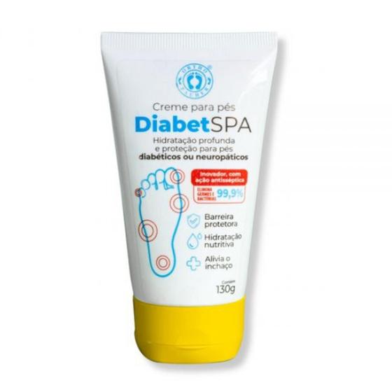 Imagem de Creme  Hidrante para Pés Diabéticos  Diabetspa Orthopauher 130g