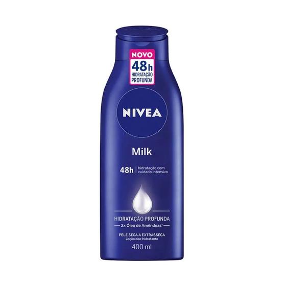 Creme Hidratante 48h Milk Pela Seca a Extrasseca 400ml - Nivea Menor preço em Creme Hidratante 48h Milk Pela Seca a Extrasseca 400ml - Nivea