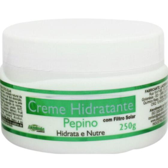 Imagem de Creme Hidratante Alquimia Cosméticos Pepino Pote 250g