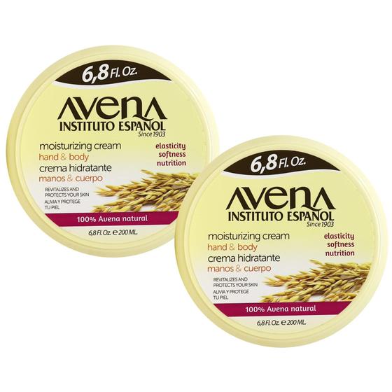 Imagem de Creme Hidratante Avena Instituto Español - 200mL (2 Unidades) - Para Mãos e Corpo