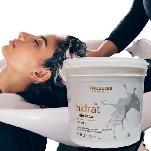 Imagem de Creme Hidratante Cabelo Finalização Lavatório Salão de Beleza 2kg