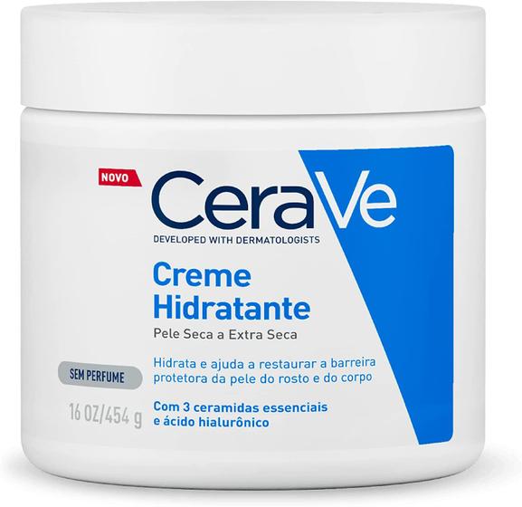 Creme Hidratante Cerave Rosto e Corpo Sem Perfume 454g - Hidratante ...