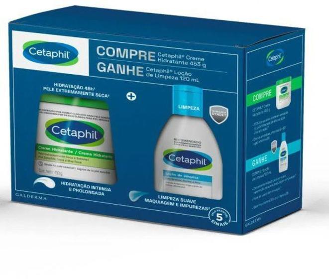 Imagem de Creme Hidratante Cetaphil 453G Locão Limpeza120Ml - Galderma