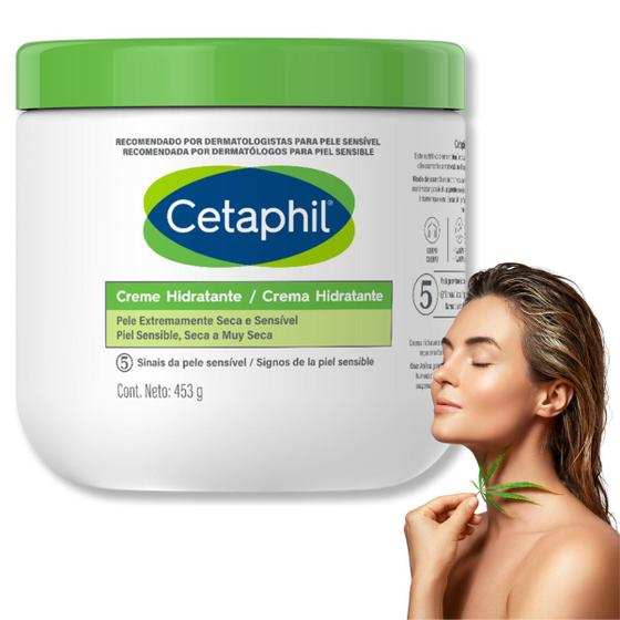 Imagem de Creme Hidratante Cetaphil 453G Pele Seca Sensivel Extra Seca Corporal