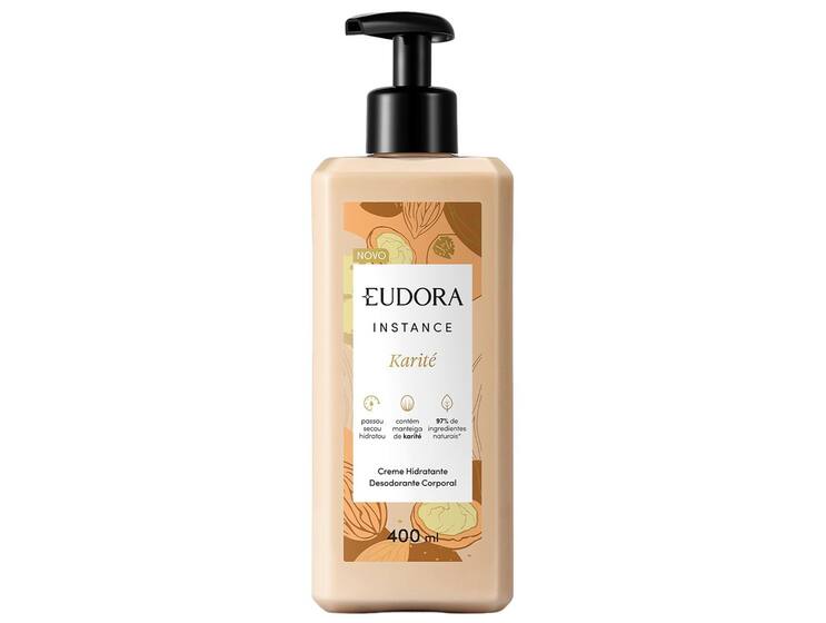 Creme Hidratante Corporal Eudora Instance Karité 400ml