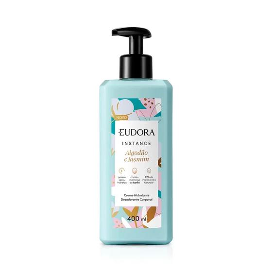 Imagem de Creme Hidratante Corporal Instance Algodão e Jasmim 400ml