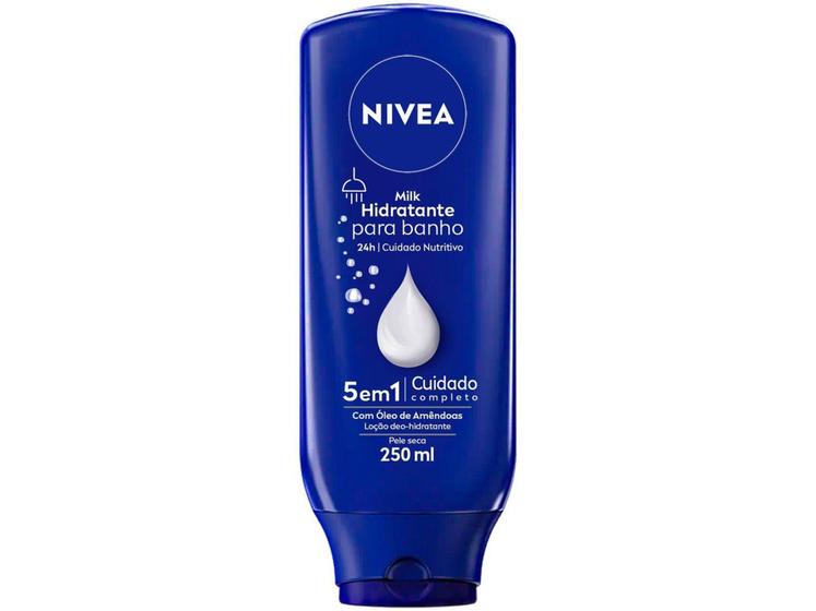 Imagem de Creme Hidratante Corporal Nivea Milk para Banho - 250ml