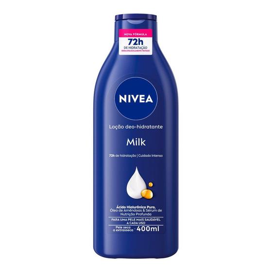 Imagem de Creme Hidratante Corporal Nivea Milk Pele Seca A Extrasseca 400ml