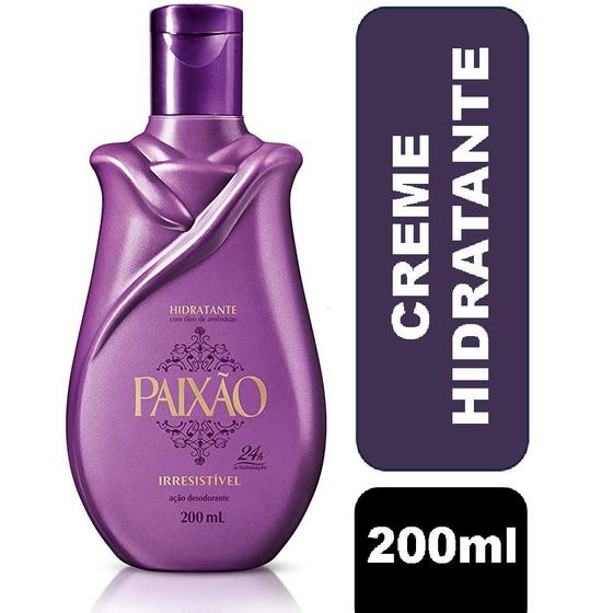 Creme Hidratante Corporal Paixão Irresistível Flor de Lis 200ml (Creme ...