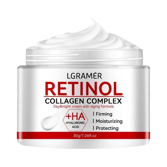 Imagem de Creme Hidratante De Colágeno De Retinol 50ML Ácido Hialurônico Anti-rugas Creme Facial Para Cuidados