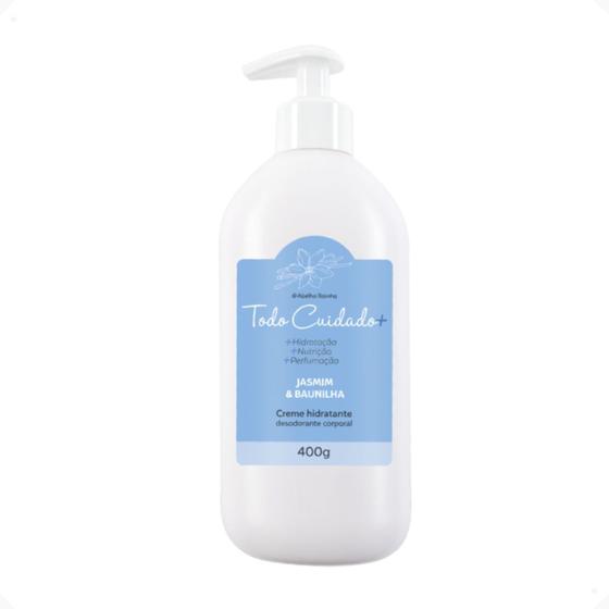 Imagem de Creme Hidratante Desodorante Corporal Jasmim E Baunilha Todo Cuidado+ Abelha Rainha 400g REF 4309