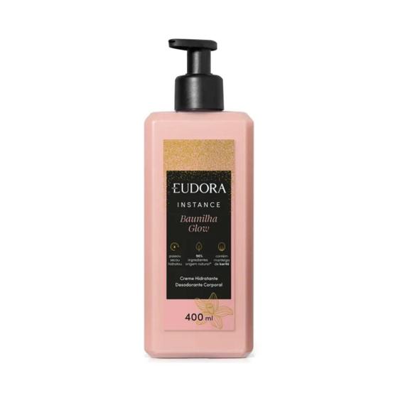 Imagem de Creme Hidratante Euora Instance Baunilha Glow 400Ml