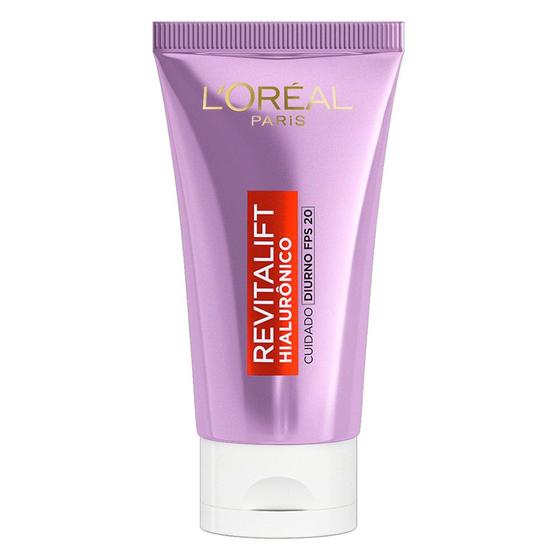 Imagem de Creme Hidratante Facial Anti-idade L'Oréal Paris Revitalift Hialurônico Diurno FPS 20, 25g