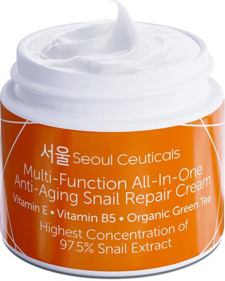 Imagem de Creme Hidratante Facial Anti Idade Seoul Ceuticals  Vit E + B5 + Chá Verde 