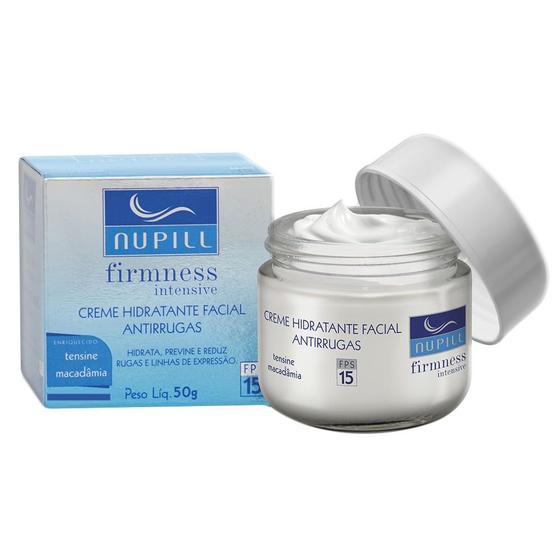 Imagem de Creme Hidratante Facial Antirrugas Nupill Firmness Intensive FPS 15 50g