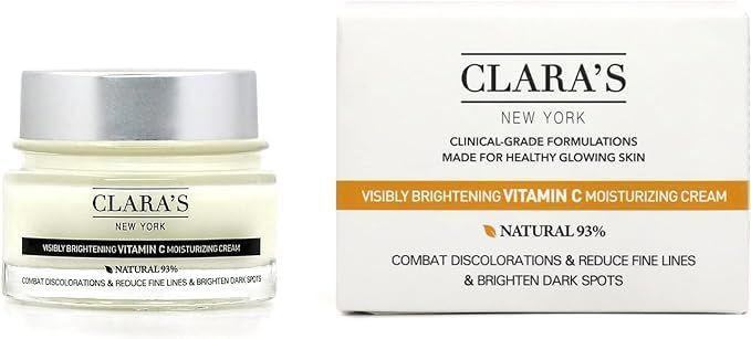 Imagem de Creme Hidratante Facial CLARA'S NEW YORK Iluminador Vitamina C 50mL