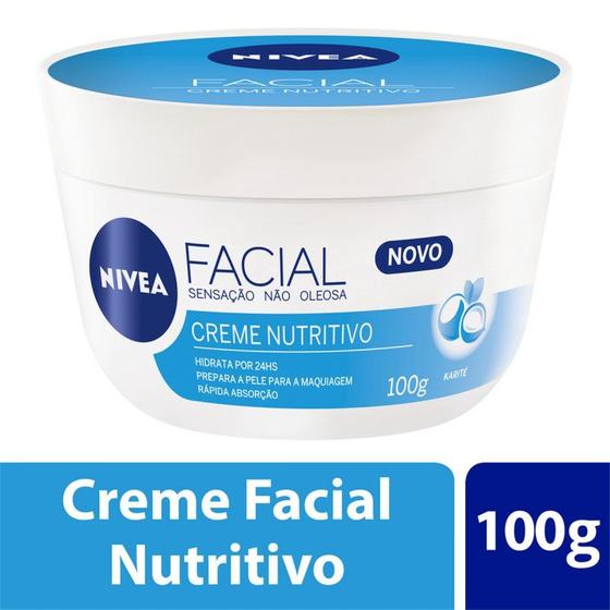 Imagem de Creme Hidratante Facial Nivea Nutritivo 100G