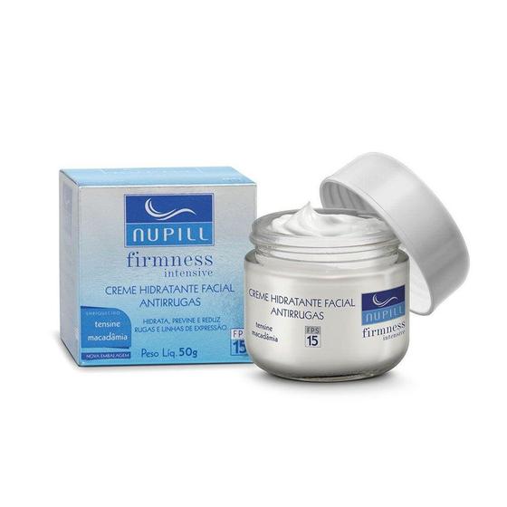 Imagem de Creme Hidratante Facial Nupill Antirrugas 50g FPS 15