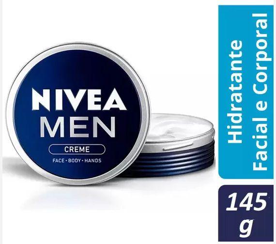 Creme Hidratante Nivea Lata Grande Men Homem Masculino 145 gr Menor preço em Creme Hidratante Nivea Lata Grande Men Homem Masculino 145 gr