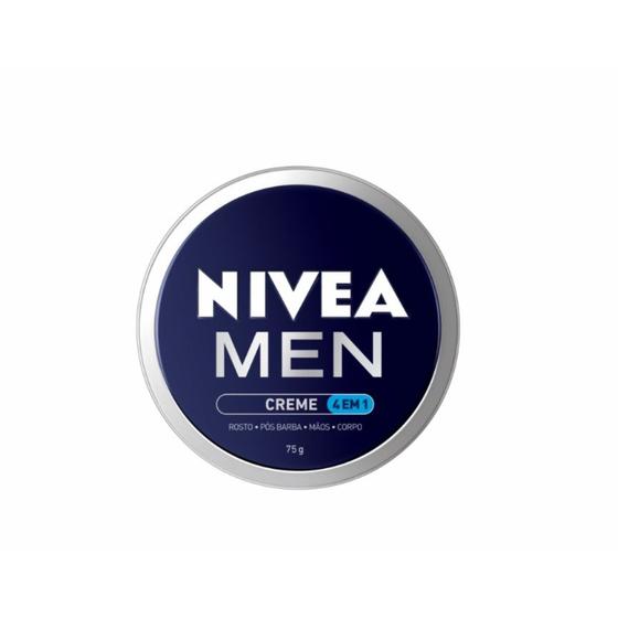 Imagem de Creme Hidratante Nivea Men 4 em 1 Lata 75g