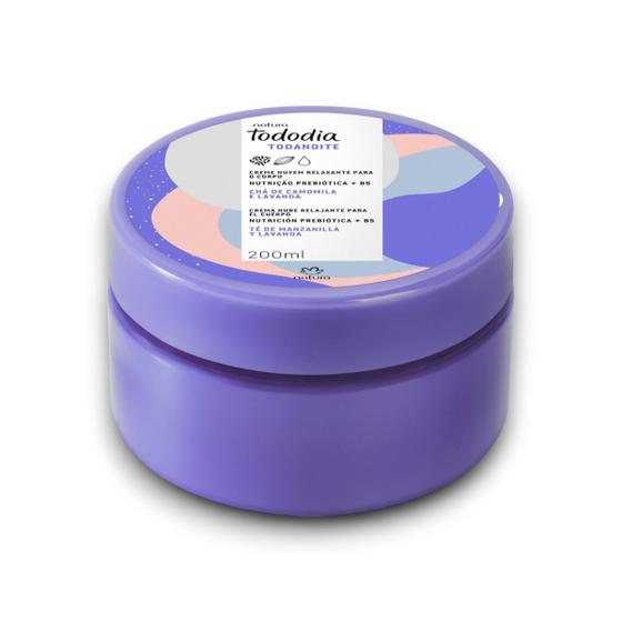 Imagem de Creme Hidratante Nuvem Toda Noite Chá de Camomila e Lavanda 200ml