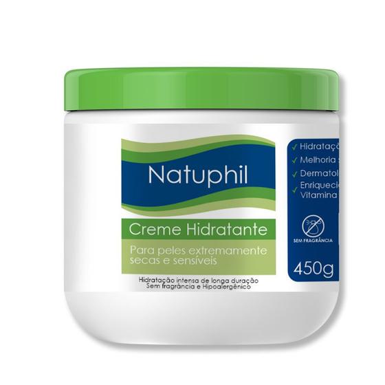 Imagem de  Creme Hidratante Para O Corpo Natuphil 450g Natuflores