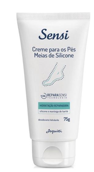 Imagem de Creme Hidratante Para os Pés Sensi Meia de Silicone - 75 g