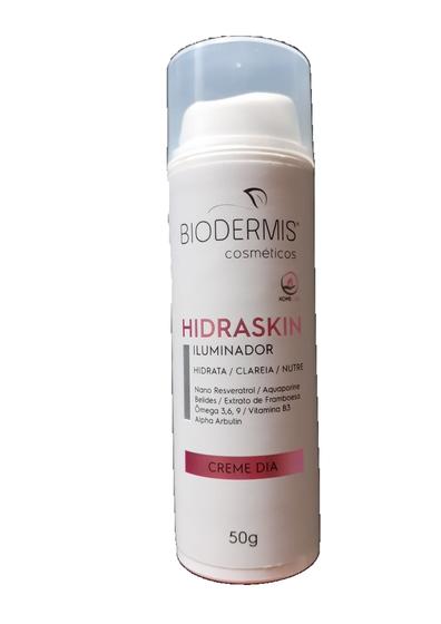 Imagem de Creme iluminador hidratatante  dia hidraskin 50g biodermis