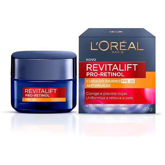 Imagem de Creme L'Oréal Paris Revitalift Pro Retinol Cuidado Diurno Antirrugas 49g