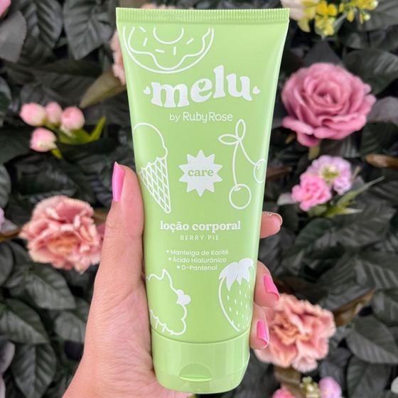 Imagem de Creme Loção Corporal  Framboesa Care Melu Ruby Rose 200ml